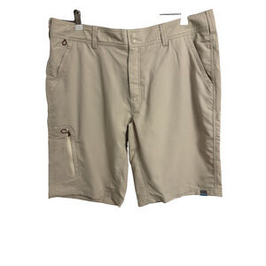 Sims Fishing SolarFlex Mens XL Antler Skiff Shorts Outdoor Travel Resort Utility